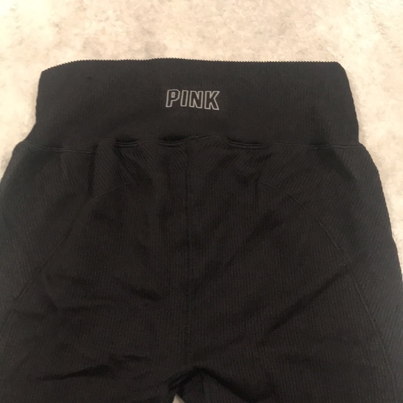 PINK Victoria's Secret Pants - Victoria Secret Pink Active Joggers New with Tags Black Ribbed Medium